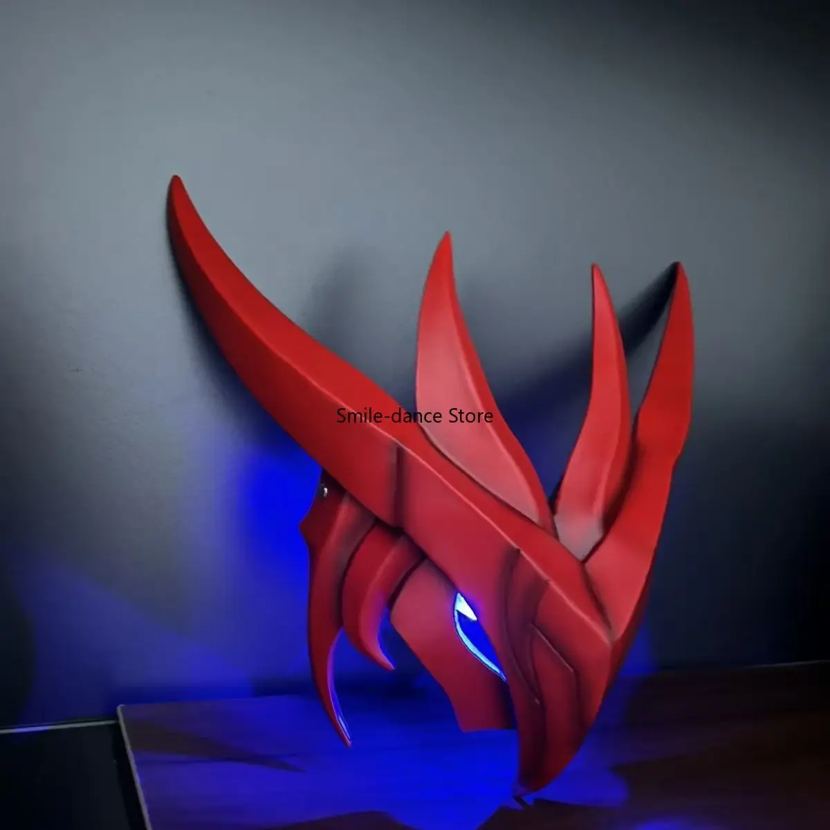 Lol Halloween Pixiv Game League of Legends Yone Mask Cos Dress Up Ball Luminescence Resin Mask Fashionable Toys Surprise Gift view 3