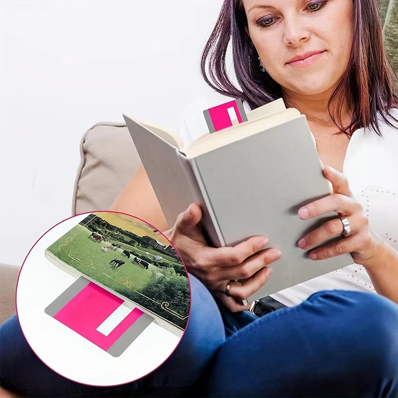 8Pcs Large Size Guided Reading Strips Highlight Overlays Multicolor Reading Tracking Rulers For Dyslexics Bookmarks