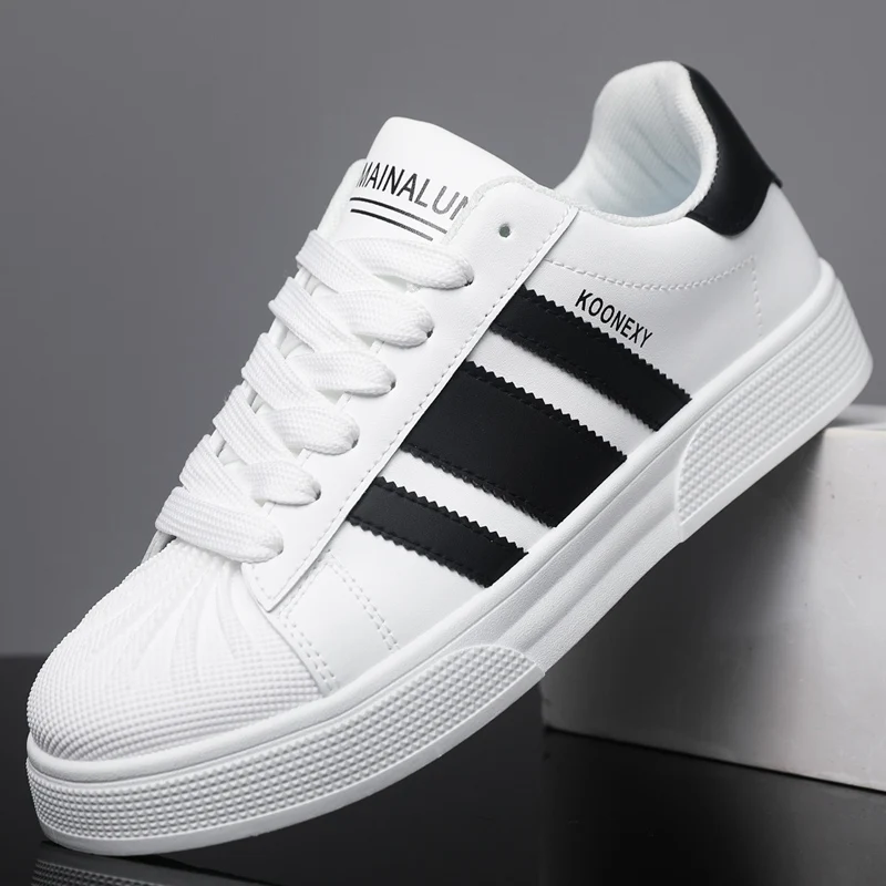 Men's Low-Top Sneakers, Suitable for Hiking, Skateboarding, and Casual Wear—Pu Upper, Breathable Lace-Up Style, Ideal for Outdoor Activities, Training, and Street Fashion—Built-In Cushioning Insole and Pvc Sole, Perfect for Running and as a Gift