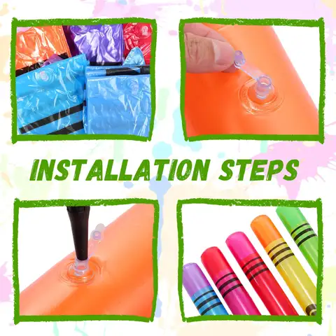 जंबो इन्फ्लेटेबल क्रेयॉन बैलून नियॉन स्कूल पार्टी सजावट स्कूल के पहले दिन की कक्षा की आपूर्ति 8 best sales मेरा क्रेयॉन - №2