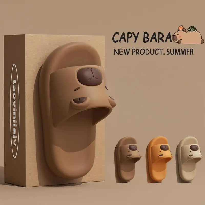 

Kapibala Sandals Summer Men and Women Can Wear Non-Slip Slippers for Middle-Aged and Older Children Family Indoor Bathing Adults and Children Beach Sandals