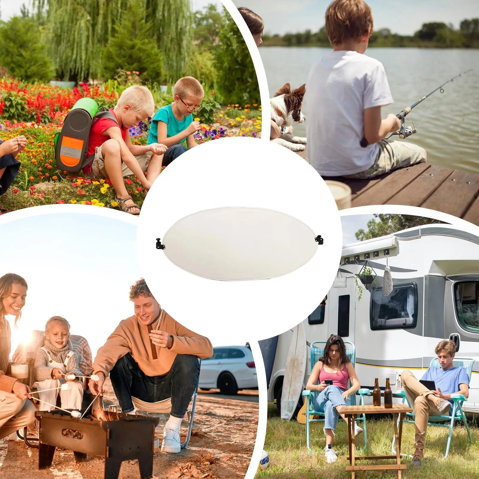 

Пляжные стулья с навесом от солнца, портативные, складные, регулируемые, для отдыха на природе, кемпинга, патио, бассейна, походов, каякинга