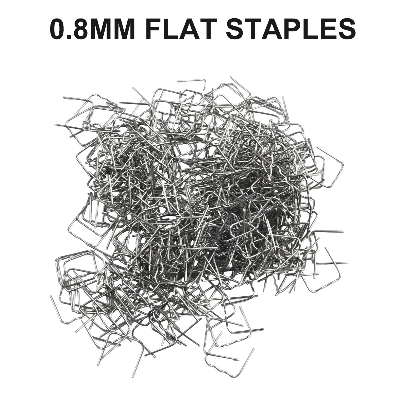 500PCS Hot Stapler Stainless Steel 0.6/0.8mm For Car Bumper Plastic Welder Repair Kit Welding Nail