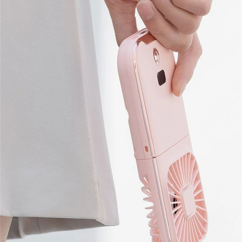 Wentylator cyfrowym wyświetlaczem Mały składany wentylator Klimatyzator USB możliwością ładowania Wentylator mAh do