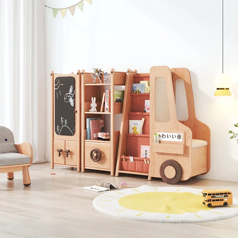 

# Креативная детская мебель в форме автомобиля, детская книжная полка для хранения, детский книжный шкаф