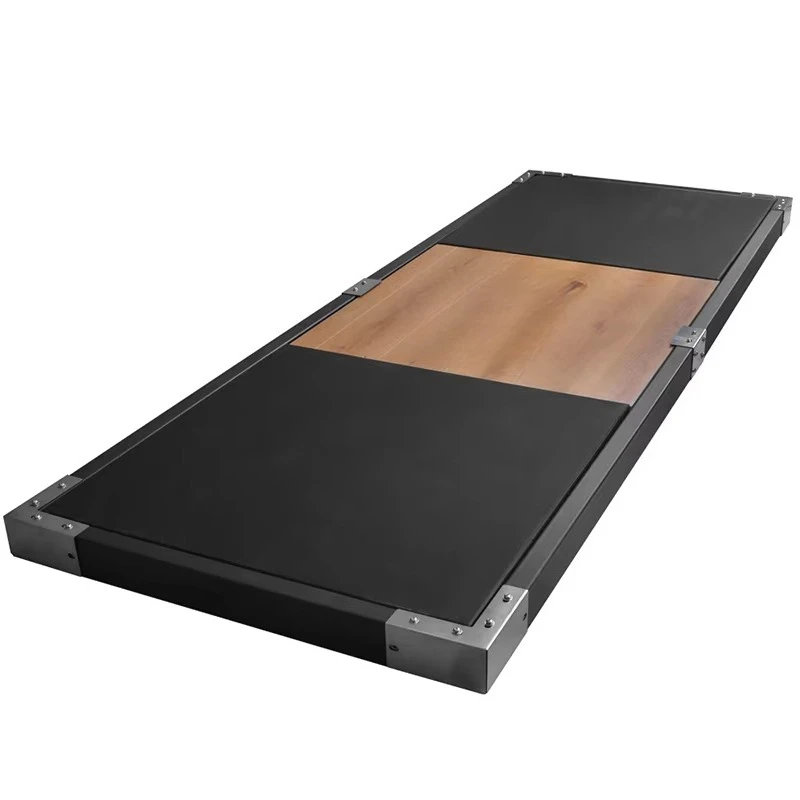 #Customizable Wooden Lifting Platform Hard Pull Lifting Platform Squat Frame Shock Absorption Floor Solid Wood Lifting Platform