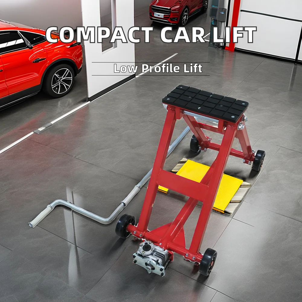 Portable Car Lift Single Side Extra Value Steel Hydraulic Four-Post Design with 4000kg/5t Lifting Capacity