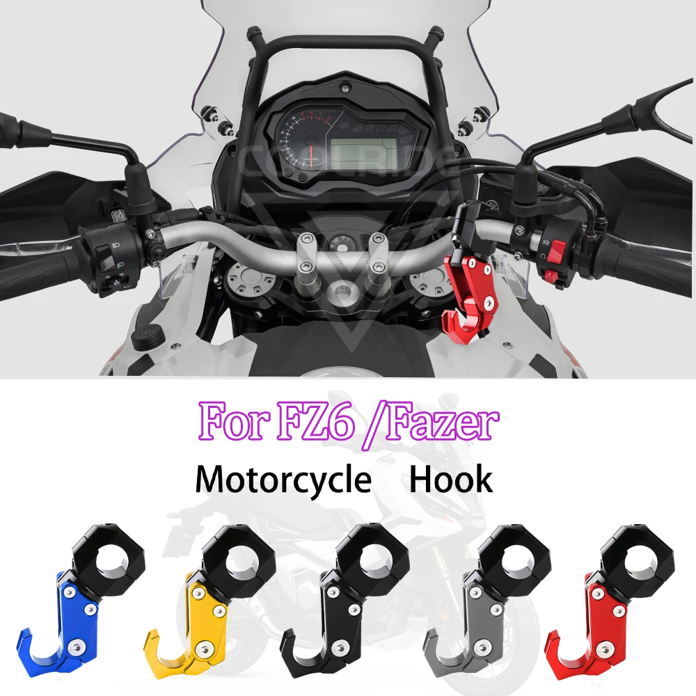 Motorcycle Luggage Bag Hook Aluminum Aolly for Yamaha FZ6 S2 FZ6N FZ6-N Fazer Accessories 2004 2005 2006 2007 2008 2009 2010