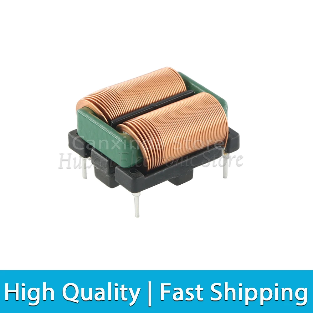 2pcs Flat Copper Wire EMI Filter Inductor Horizontal Common Mode Inductance Magnetic Toroidal Coil 5mH 10mH 15mH 20mH 25mH 28mH