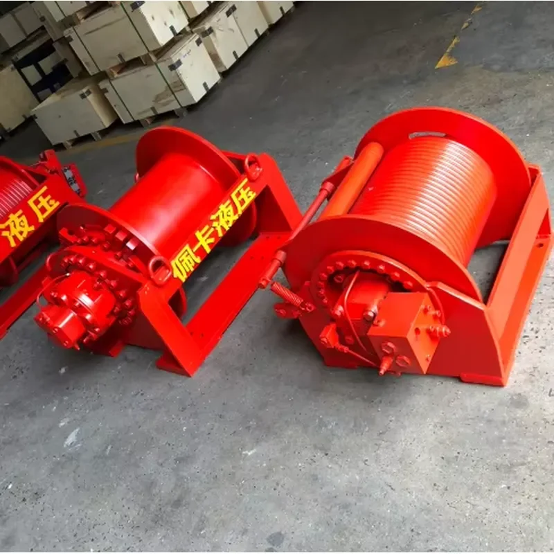 Made in China 3tons Hydraulic Winch Lifting and Pulling Winch With Good Quality for Drilling Rig Crane