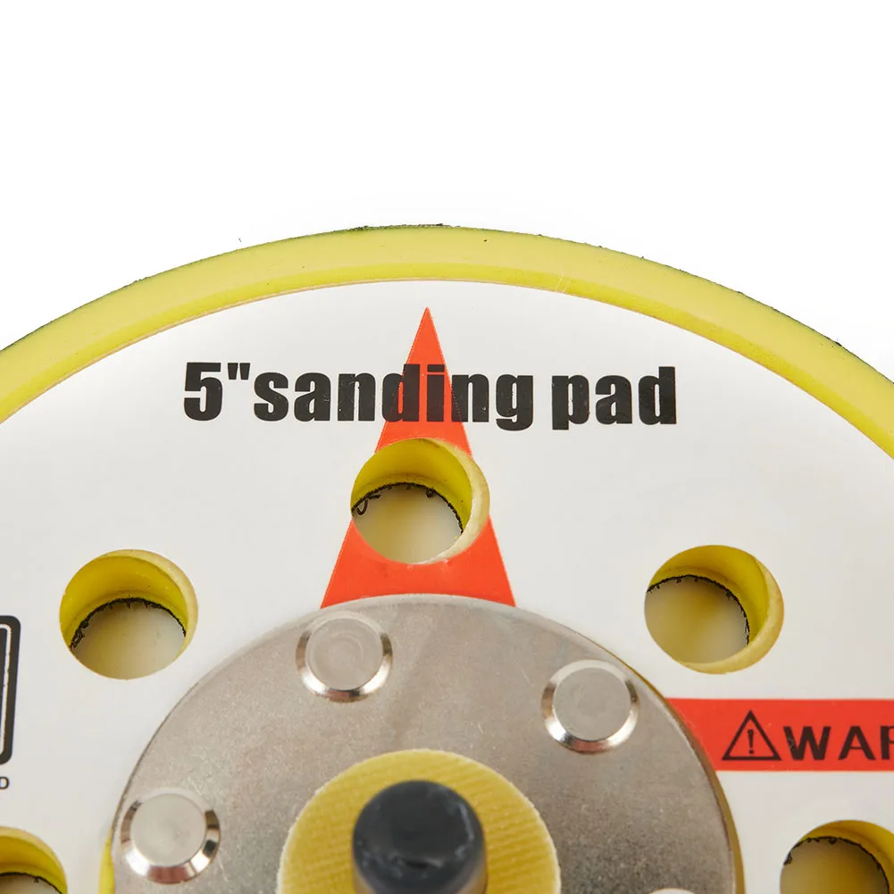 

1* Backing Pad 125mm 5in 5inch/125mm Diameter 8holes Hook & Loop Polisher Sanding Disc Sponge 1pc Hot New Nice