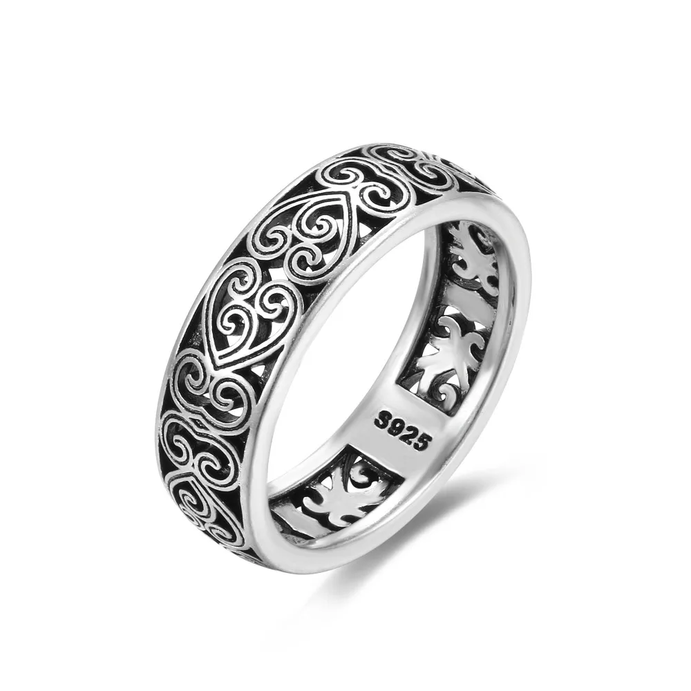 Luxury 925 Silver Rings Men\'s Women\'s Couple Rings Fashion Jewelry Party Birthday Gifts