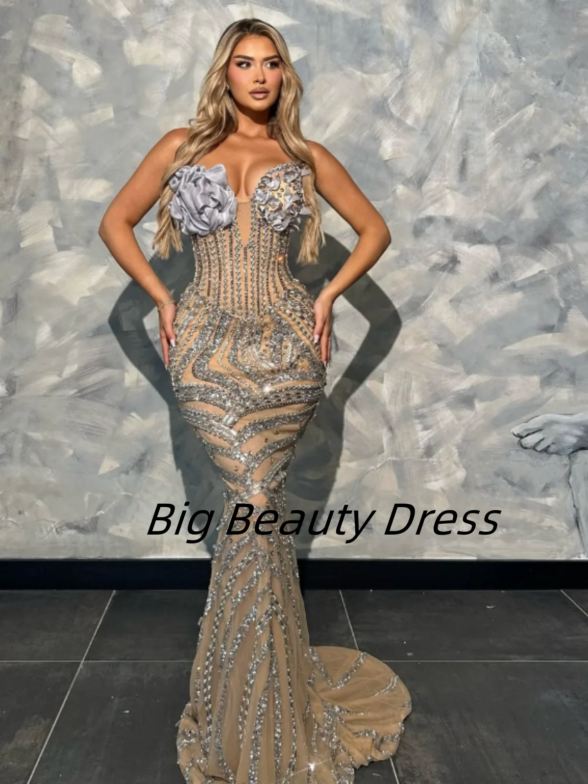 

Customized Elegant Quinceanera Gorgeous Beaded Rhinestone Decoration Mermaid Party Dress Gowns vestidos de15 quinceañera