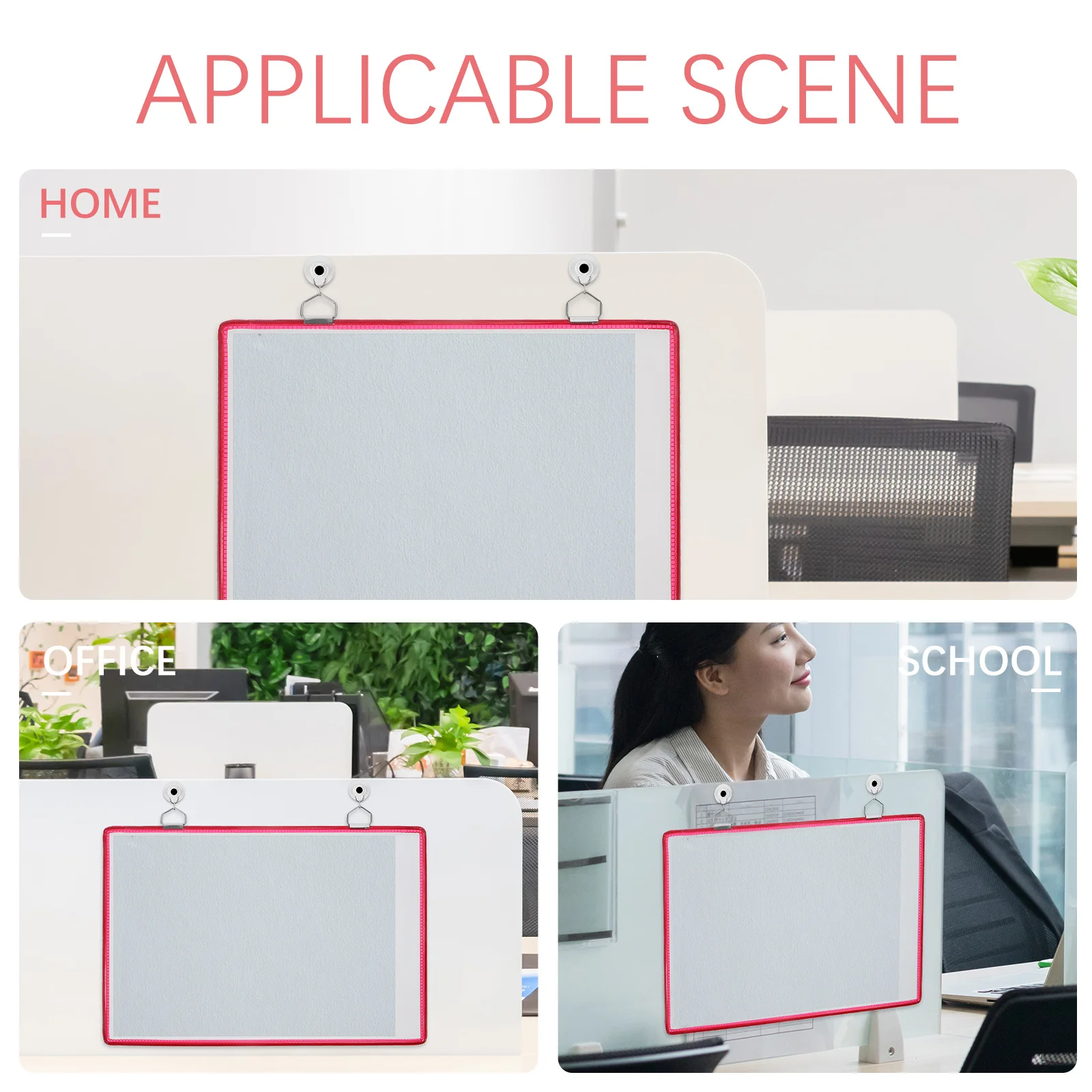

2Pcs Wall Hanging File Folder Plastic Document Storage Bag Clear Organizer for Papers Cards Vouchers Home Office Use