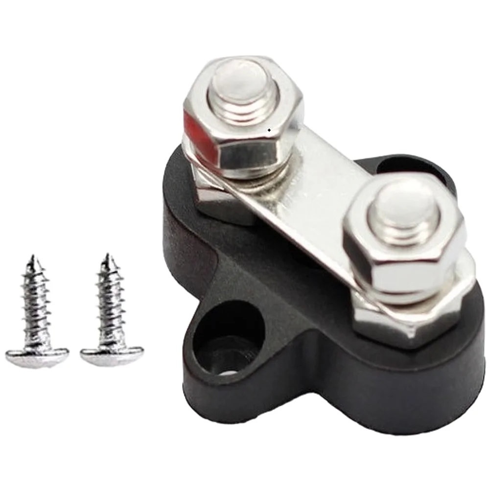Double Stud Terminal Block M6 M8 For Car Boat Marine Wiring PA66 Insulator Base Electrical Connector 5A To 200A