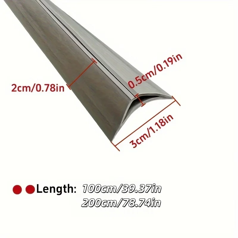 1pc 1/2m Self-Adhesive Wall Inner Corner Trim Corner Molding Line Tape Skirting Line Ceiling Caulk Internal Strip Edge