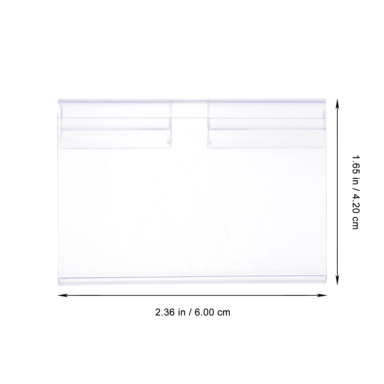 

50pcs Label Clips Transparent Price Tag Clip Supermarket Shelf Labels Display Holders For Merchandise Signs Advertising Wedding