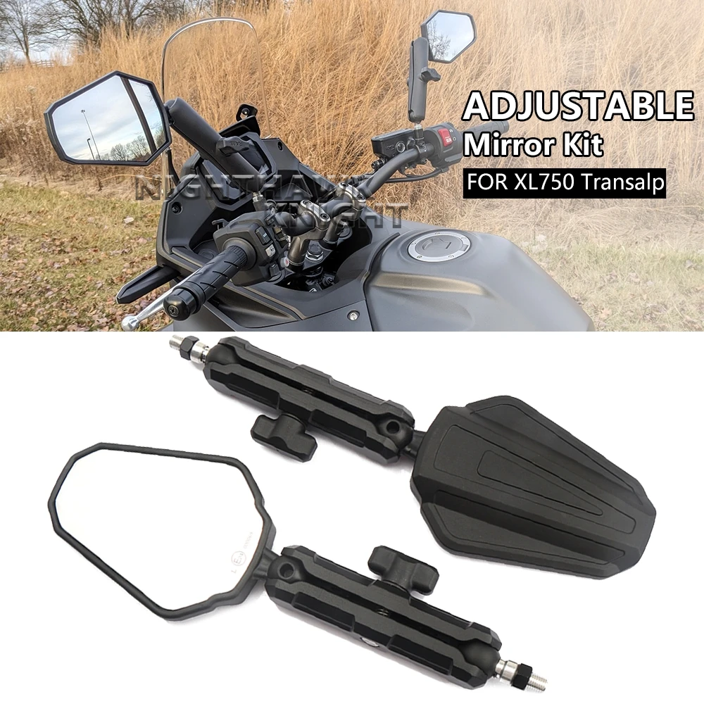 

For Honda Transalp XL750 XL 750 Transalp 2023 2024 NEW Westwind Rearview Mirror Motorcycle Accessories Adjustable Side Mirrors