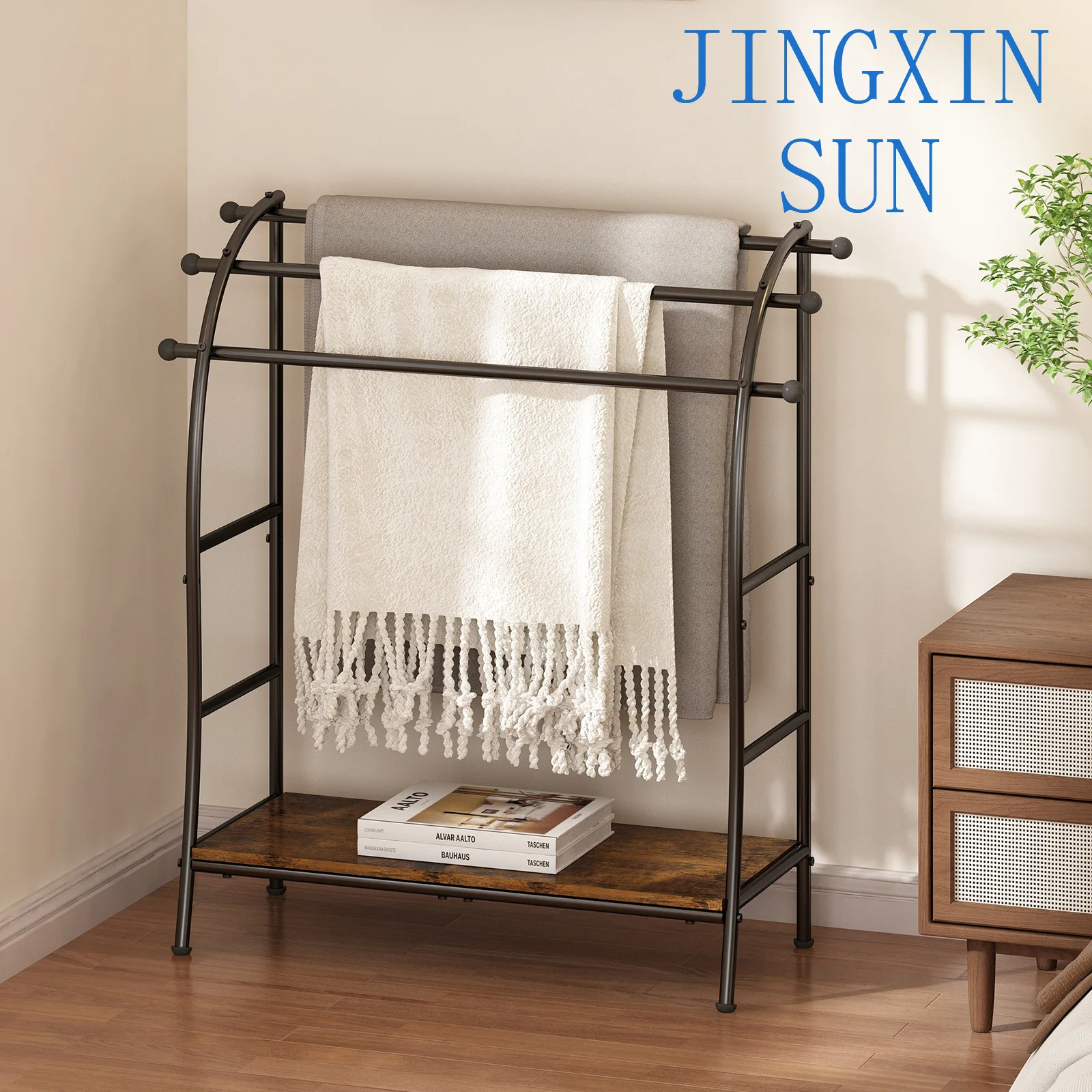 Amazon cross-border standard parts creative household kitchen floor towel rack bathroom