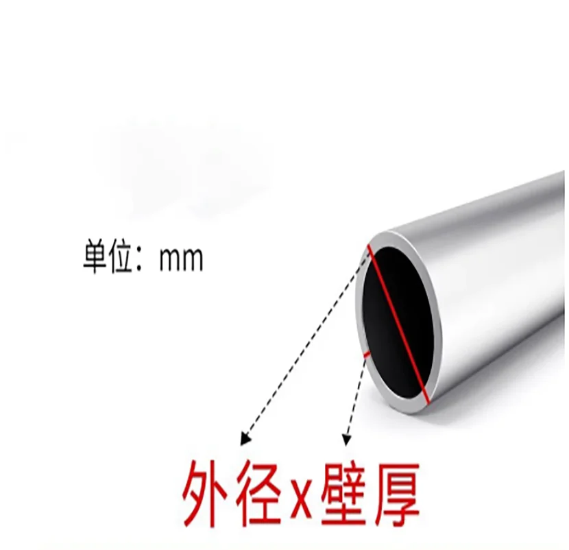 

304 Stainless Steel Capillary Tube Length 500mm OD 25mm/28mm/32mm/34mm/38mm/40mm/42mm/45mm/48mm/51mm-76mm