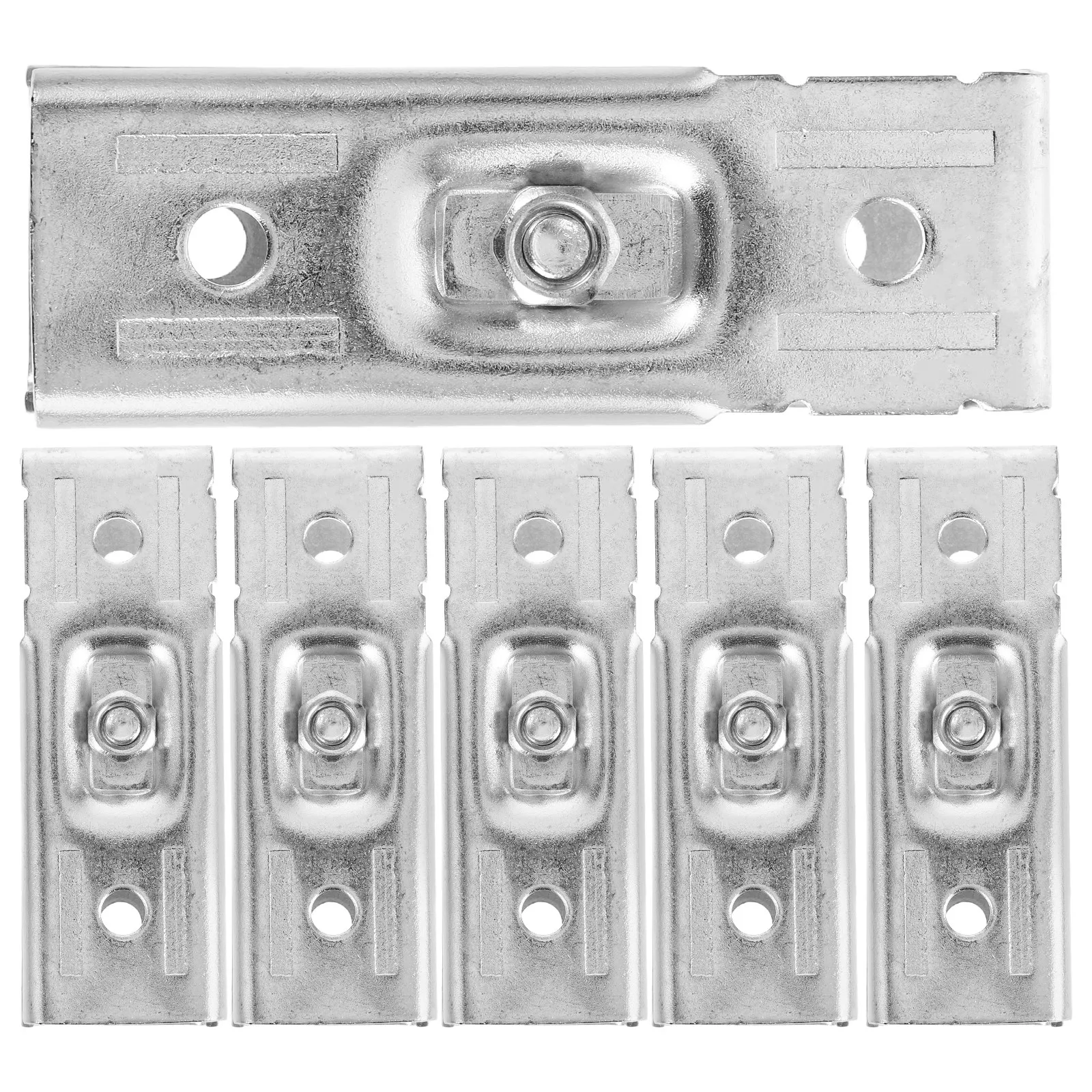 6Pcs Stainless Steel L-Shaped Pipe Connectors for Shelf Racks Clothes Drying Frames Structural Fittings End Rail Clamps Corner