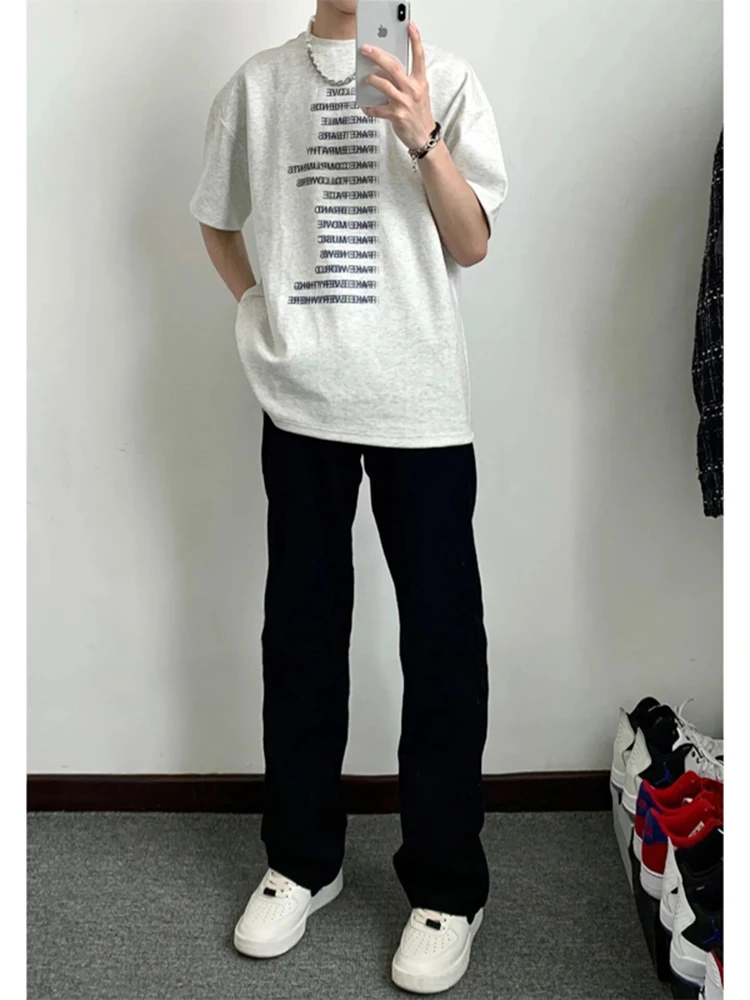 Cleanfit Men's Bla Design Sensation Drapey Pants Summer Straight Leg Suit Trousers Faionable Casual Pants Mid-Low Waist