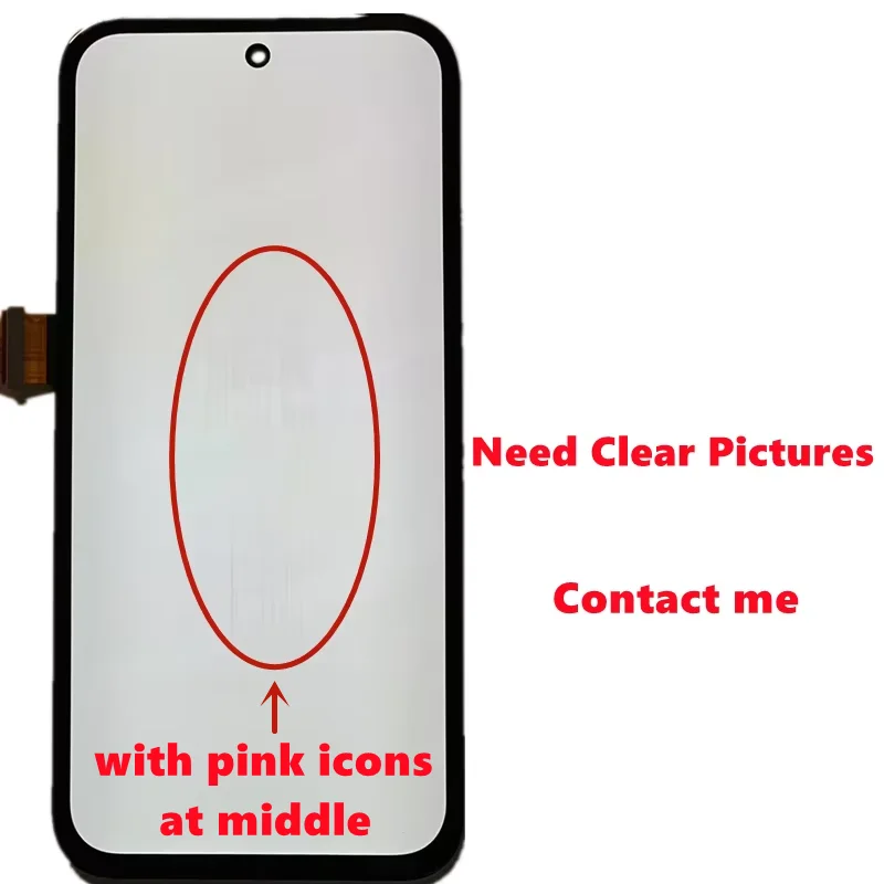 Origineel LCD-scherm voor Google Pixel 8A LCD-scherm voor Google Pixel 8A LCD-scherm Touch Digitizer-montage met brande tinten