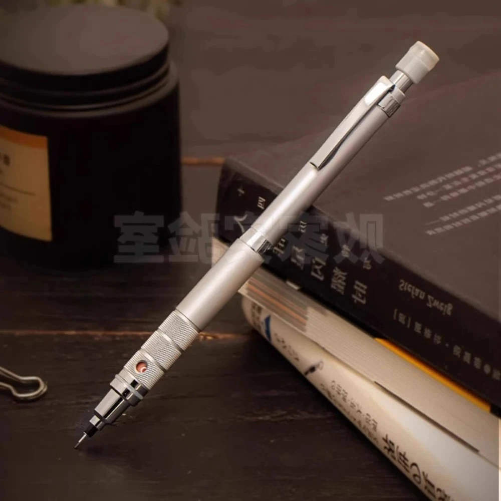 

1 шт., Япония UNI Mitsubishi M5-1017, автоматический карандаш, металлический низкий центр тяжести, профессиональный художественный рисунок, 0,5, автоматическое вращение