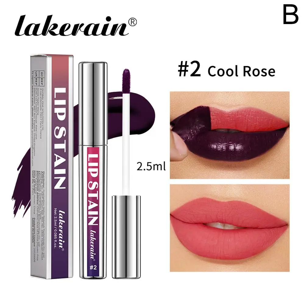 2.5ml veludo acabamento fosco tipo de secagem rápida rasgo fácil brilho labial diy batom para ajustável não é fácil descarga waterpr m9g2