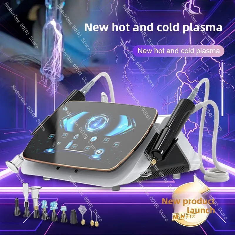 Hot Cold Plasma Facial Machine Anti-Aging Lifting Acne Repair Multi-function Skin Beauty Device