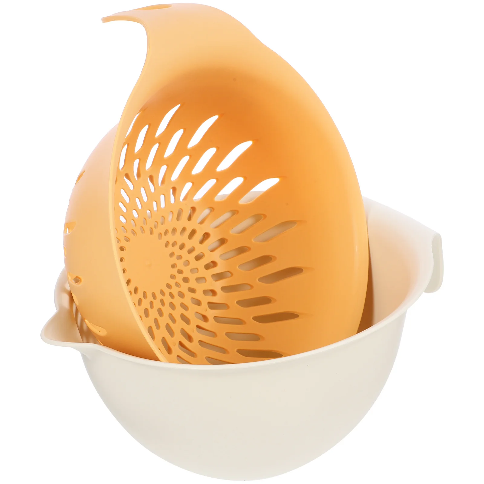 

Double Layer Kitchen Basket Fruit Strainer Colander Strong Wear Resistance L Vegetable Washing Basket Fruit Strainer