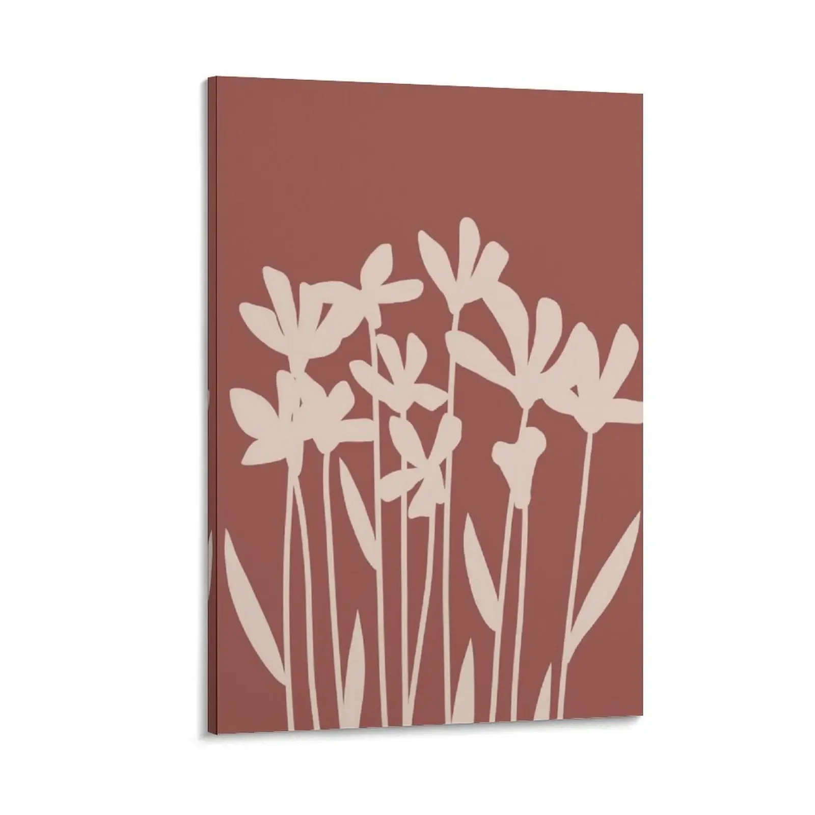 

Flowers - Rust Canvas Painting Decorative painting for bedroom art posters for wall