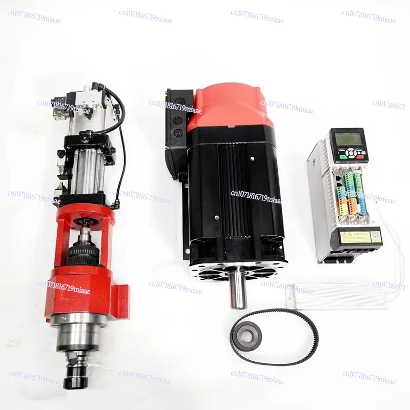 BT30 Milling Spindle Set CNC Machine Tool Accessory 90mm Diameter 6000rpm with ATC Belt Drive for Numerical Control Milling