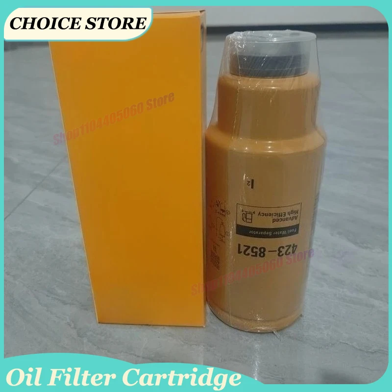 423-8521 Fuel Filter 4238521 (Water Separator, Spin-on) for Caterpillar CAT 345C 345D 953C D5N D10R D9T P550900 FS20051 33608