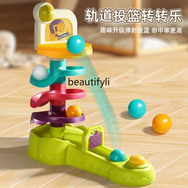 

Children's educational toys Track Fun Baby Rainbow Tower 4 Baby 1 1 3 years old 2 Educational early education