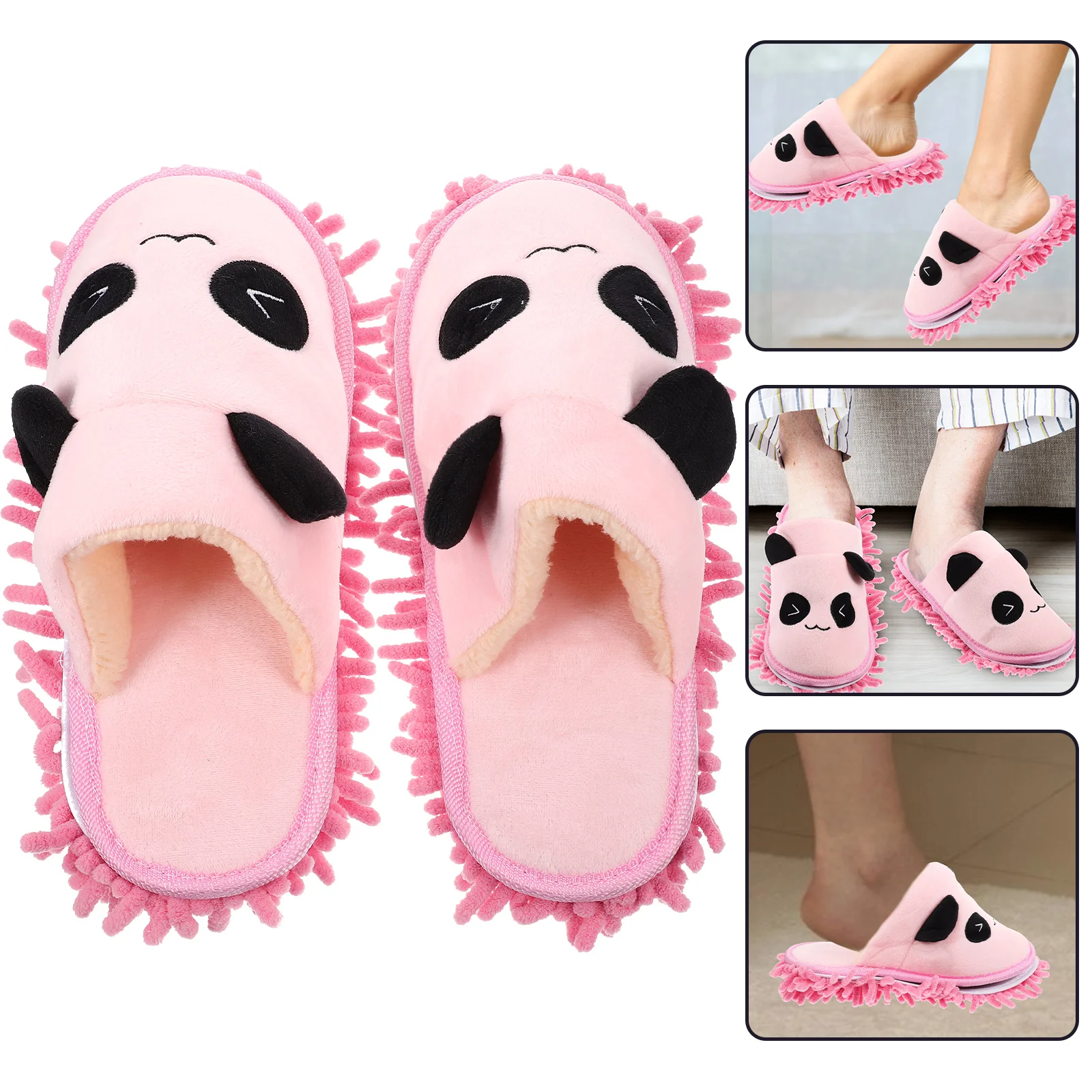 Ladies Sandals Slippers Womens House Home Cleaning Tools Mop Convenient Miss Dust Dirt Hair