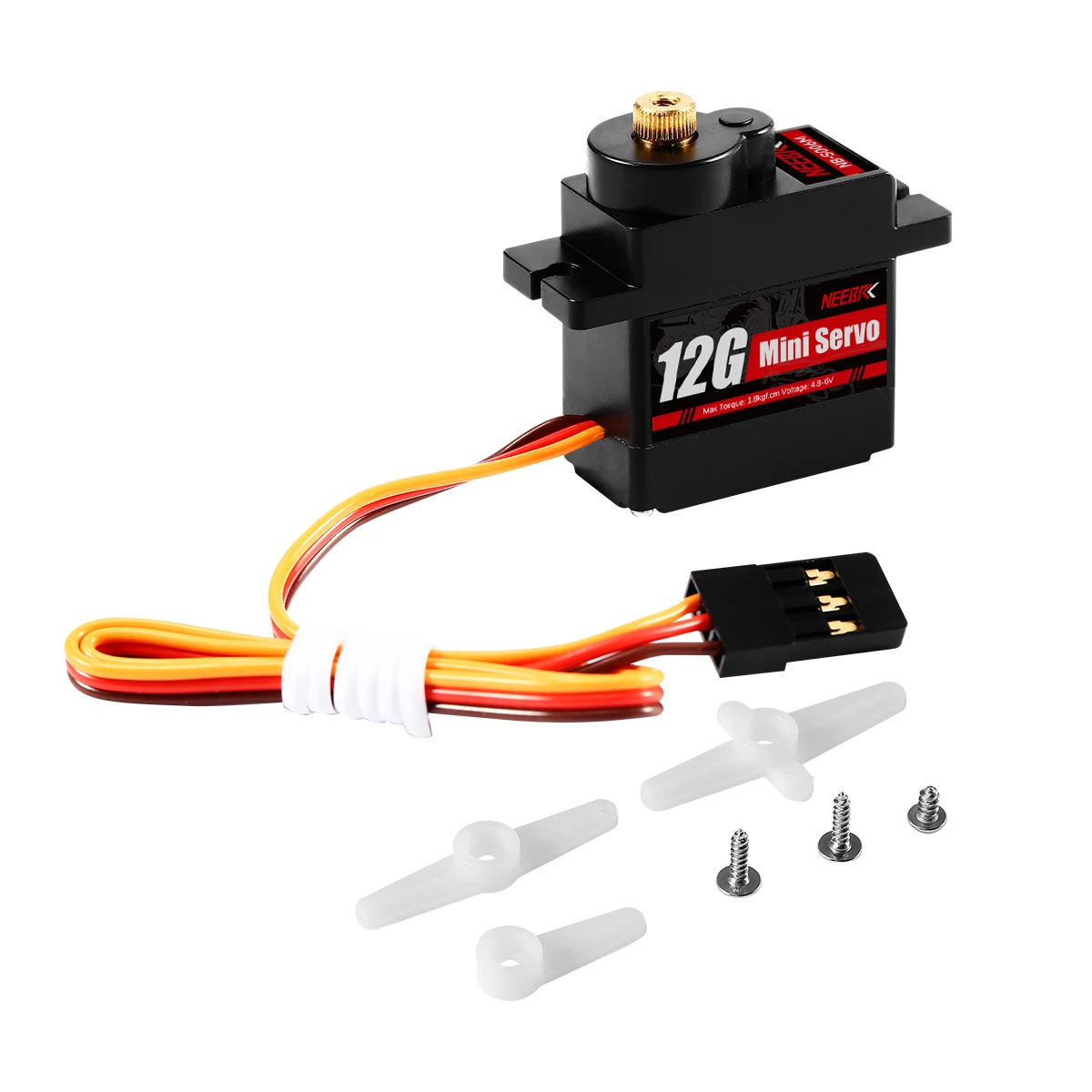 NEEBRC 2g 4.3g 5g 8g 12g 21g Plastikowe Metalowe Koło Zębate Cyfrowe Serwo JR Wtyczka do Samochodu RC Helikoptera Samolotu Stałopłatowego Drona Akcesoria Robotnicze
