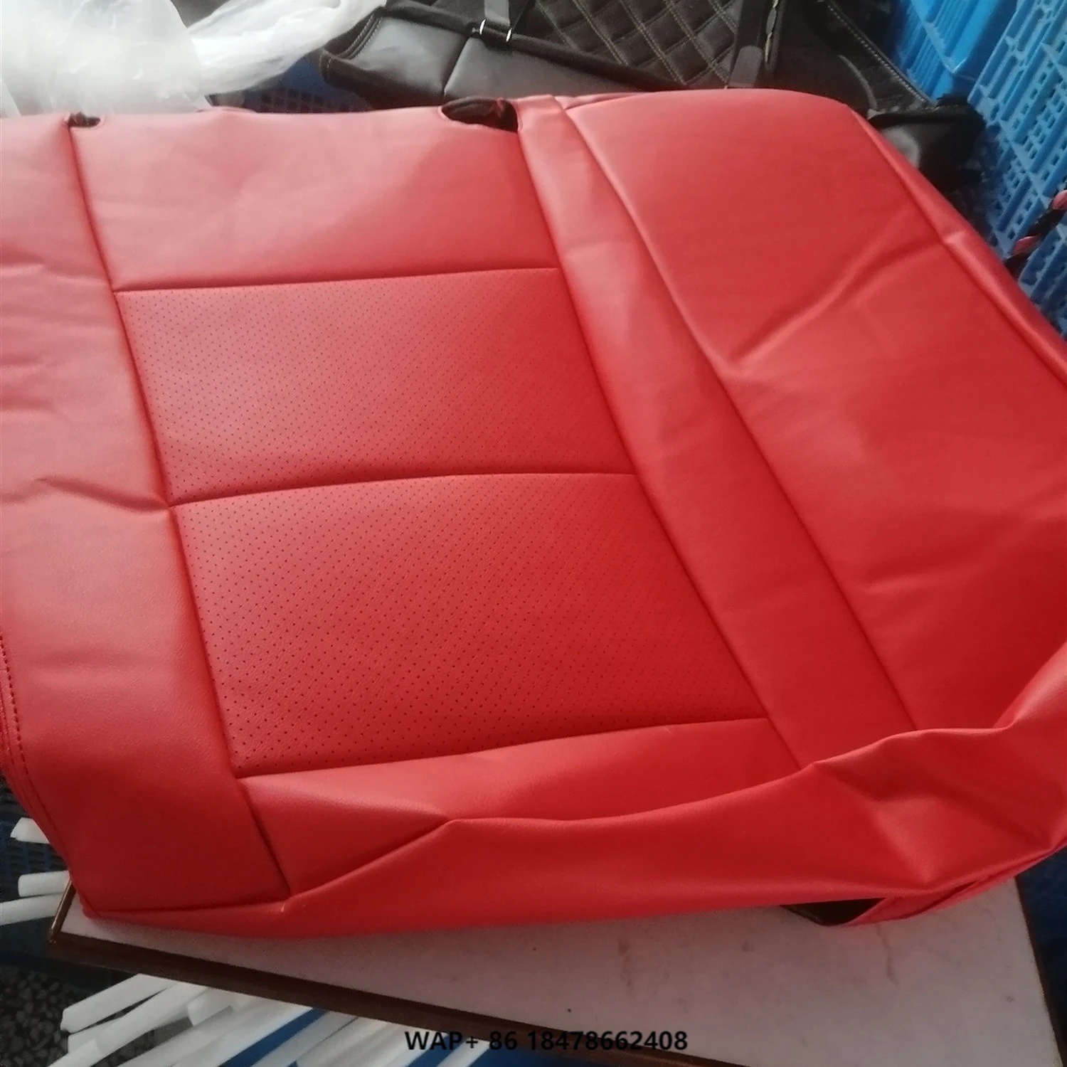 

Car Seat Cover for Pvc Red Leather 7 Seats LC 150 Seat Cover