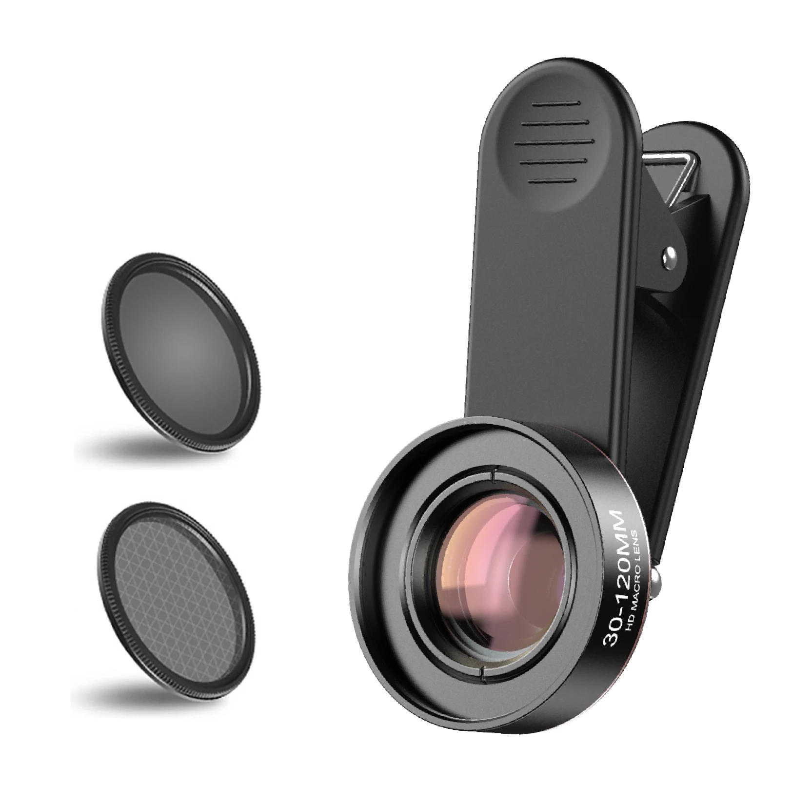

Внешний объектив для мобильного телефона 10X HD 120 мм, макрофонный объектив, универсальный объектив для камеры с зажимом для iPhone, Samsung, Android, все смартфоны