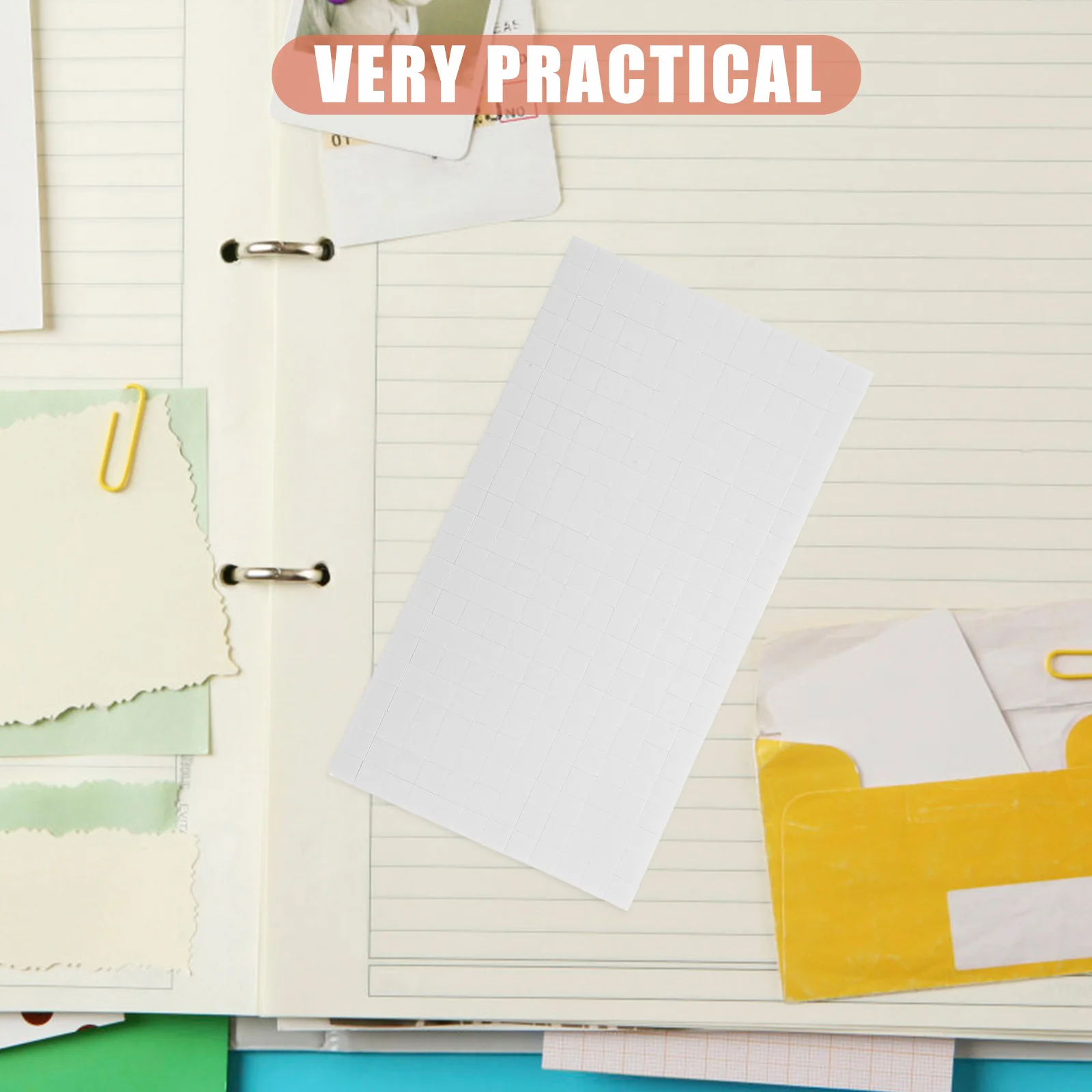 

5 Sheets Adhesive Foam Dots Versatile Mounting Squares for Paper Craft Projects Creative DIY Kits Foam Squares