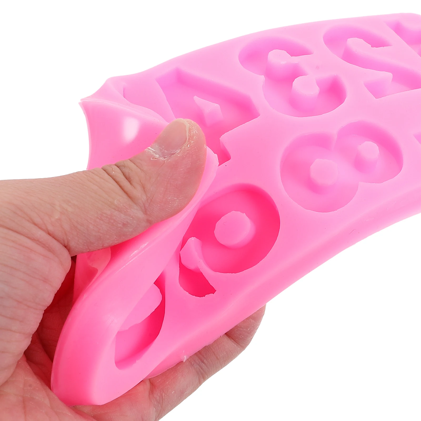 

3pcs Food Grade Silicone Ice Cube Mold 9-Grid Numeral Shaped Ice Making Tray Independent Compartment For Whiskey Cocktails Home