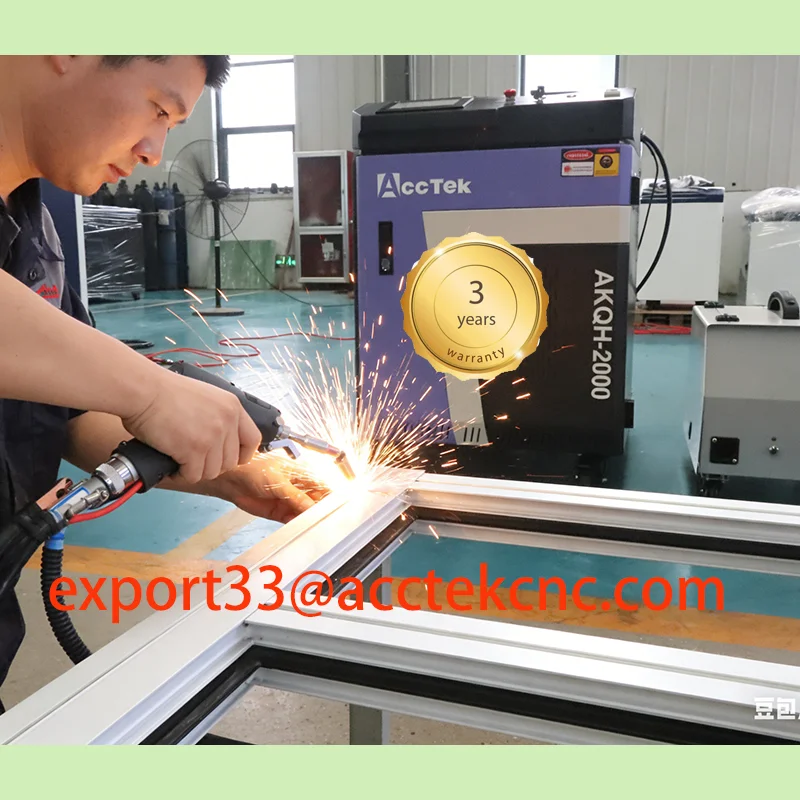 2000W Handheld Fiber Laser Welding Machine 3000W Laser Welder for Welding Metal Carbon Stainless Steel Aluminum Solder