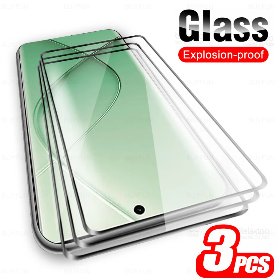 3Pcs Curved Protective Glass For Tecno Spark 20 Pro+ Tempered Glass Spark20 Pro Plus 20 ProPlus 4G Screen Protector Cover Film