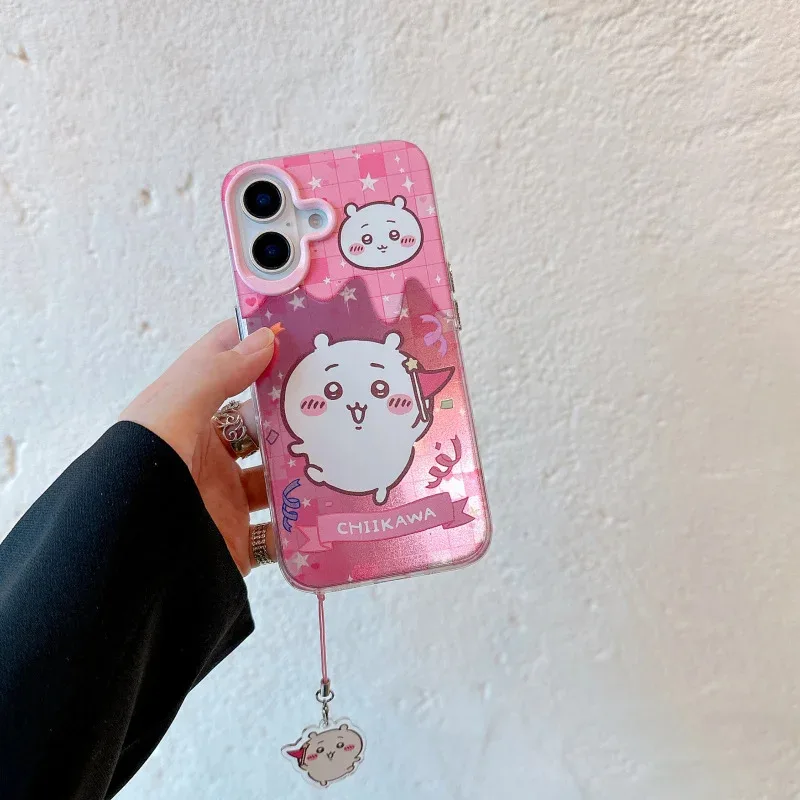 Cute Cartoon Chiikawa Hachiware Phone Case for Samsung S26 S25 S24 S23 S22 S21 Ultra Plus FE Note20 Anime Usagi Shockproof Cover