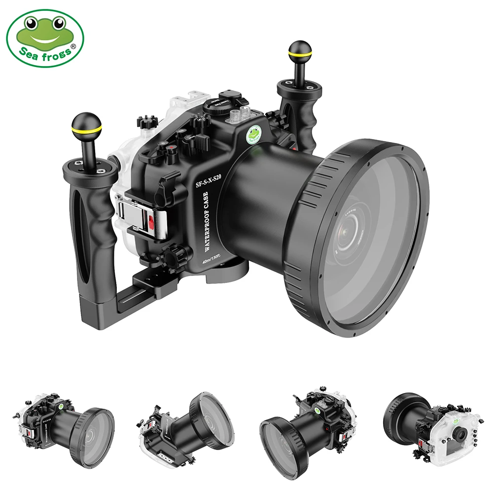 

Seafrogs Diving Camera Housing For SF-S-X-S20 Waterproof Camera Case 40M Underwater Photo Bag 1pc Diving Photography Equipment