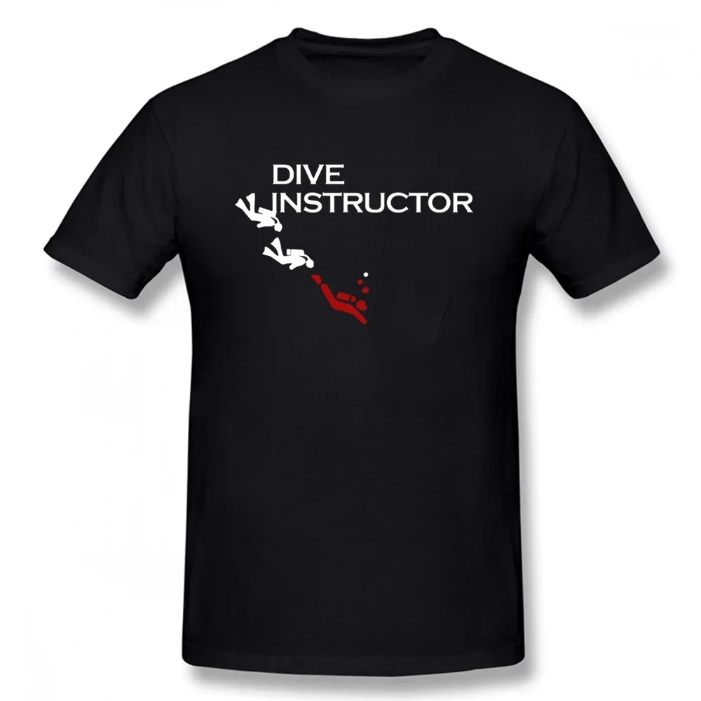 

Graphic Cotton Streetwear Short Sleeve heavyweight Birthday Gifts Summer Style Dive Instructor Men Funny Scuba Diving T-Shirts