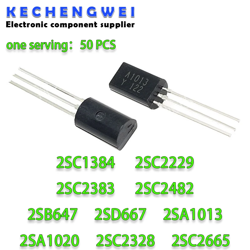 50 pz 2 sa1013 TO-92L A1013 a-92 2 sa1020 2 sc2328 2 sc2655 2 sc1384 2 sc2229 2 sc2383 2 sc2482 2 sb647 2 sd667 A1020 C2328 C2655 C2383