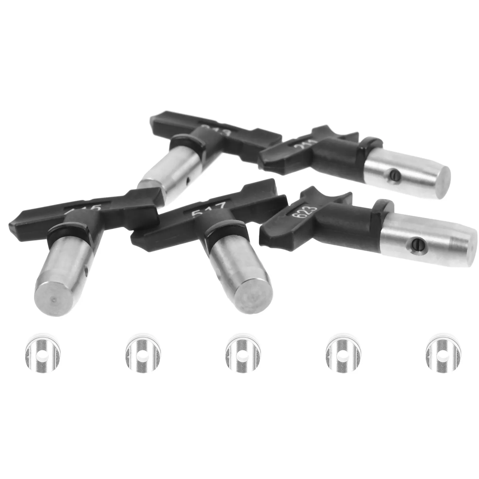 5Pcs Spray Nozzle Tips for Airless Paint Sprayer Machine Replacement Gun Heads 211 313 415 517 623 Painting Project Accessories