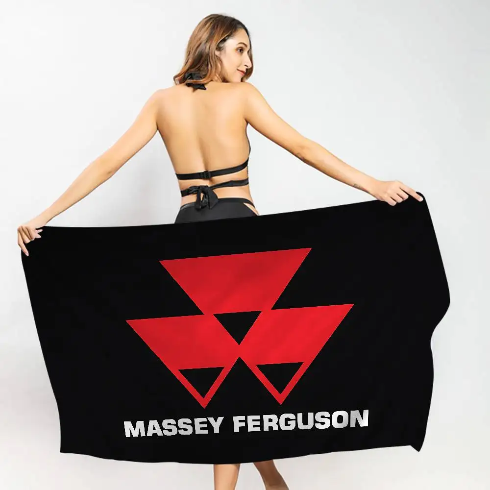 M-Massey F-Ferguson Microfiber Blanket Quick Drying Beach Towels Oversized Printing Super Absorbent Pool Towel Blanket