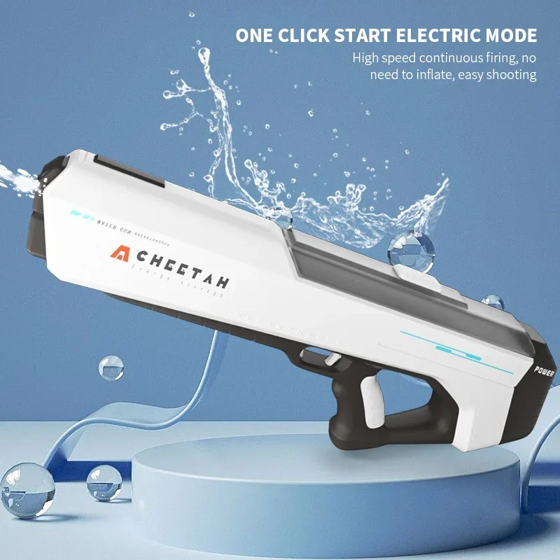 

Water Gun Fully Automatic Water Absorbing Toy Children High-pressure Strong Electric Continuous Water Games Large Capacity Toys